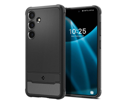 Etui do telefonów SPIGEN Rugged Armor do Samsung Galaxy S24 Matte Black ACS07346